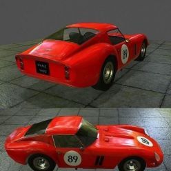 3D model Ferrari GTO250 Classic