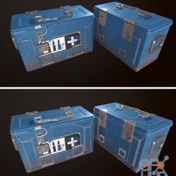 3D model ArtStation – Health Crate PBR