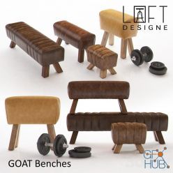 3D model GOAT Benches - LOFT DESIGNE