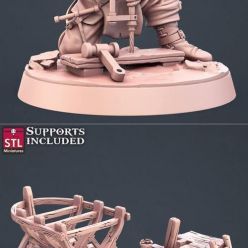 3D model STL Miniatures - Boat Builder Set – 3D Print