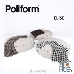 3D model Poof Poliform Elise