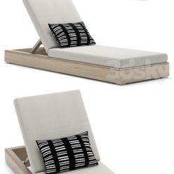 3D model Restoration Hardware Outdoor Costa chaise