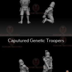 3D model Captured Genetic Troopers - Legion – 3D Print