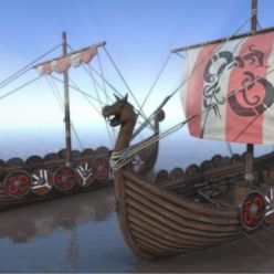 3D model CGTrader – Game Ready Medieval Viking Ship Pack Low-poly 3D model