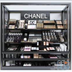 3D model Set-330 with Chanel cosmetics