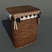3D model Linen basket