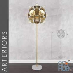 3D model Arteriors Keegan floor lamp