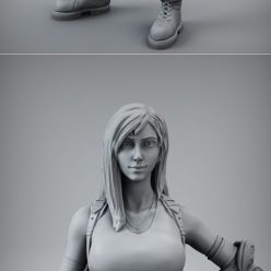 3D model Tifa Lockhart - Final Fantasy 7 Remake – 3D Print