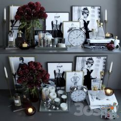 3D model Decorative set Chanel for interior decoration