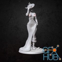 3D model Belladonna Topless – 3D Print