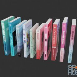 3D model Books Collection 01