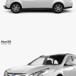 3D model Car Subaru Outback 2010 (Complete)