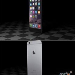 3D model iPhone 6 PBR