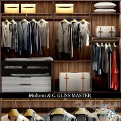 3D model MOLTENI & C. GLISS MASTER Wardrobe