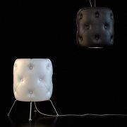 3D model Art deco lamps with capitone
