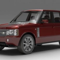 3D model Land Rover Range Rover HSE 2006