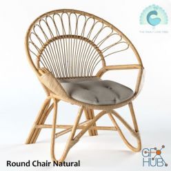 3D model The Family Love Tree 2 Round Chair Natural