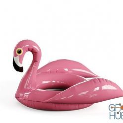 3D model Inflatable Pink Flamingo