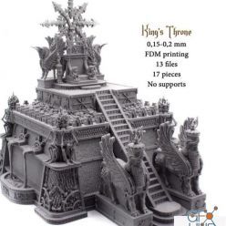 3D model King’s Throne – 3D Print