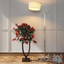 3D model Uttermost Adara Floor lamp