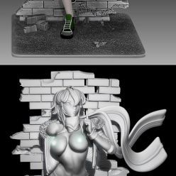3D model Sinon Sword art Online – 3D Print
