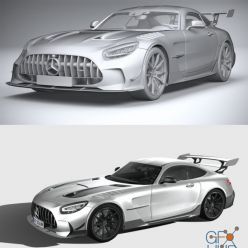 3D model Mercedes-Benz AMG GT Black Series 2021