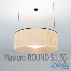 3D model Pendant lamp Masiero ROUND S1 50