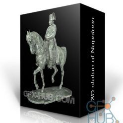 3D model 3D statue of Napoleon