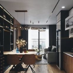 3D model Kitchen – Livingroom Scene 166 3dsmax