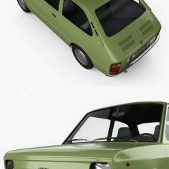 3D model Fiat 133 1977 Hum 3D