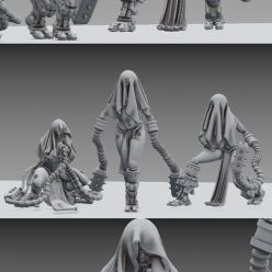 3D model Arcofabulous Flagellant Set 2 – 3D Print