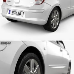 3D model Nissan Micra (March) 2011 Hum 3D