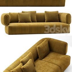 3D model Cornelio Cappellini HUG sofa