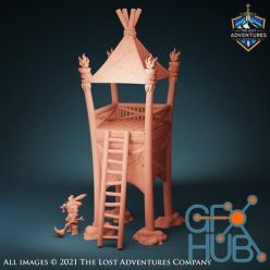 3D model ﻿Golari Tower – 3D Print