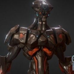 3D model Mech Robot PBR