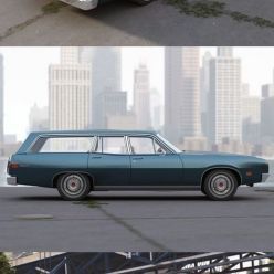 3D model Montego MX Wagon 1970