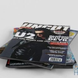 3D model Magazines set