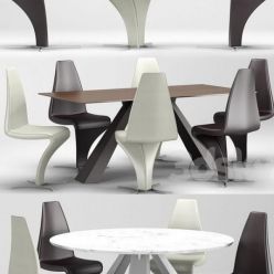 3D model Desk-chair Eliot-betty, Cattelan Italia