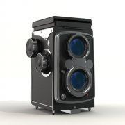 3D model Vintage film camera