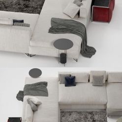 3D model Molteni&c Large Sofa