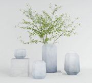 3D model Gem Frosted glass vases by Westelm