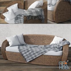 3D model Bolero Garden Sofa by Varaschin Spa (max 2011, fbx)