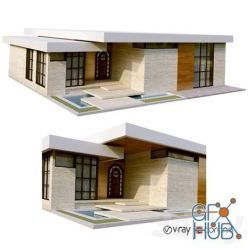 3D model Modern villa vol 13