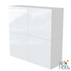 3D model White Cabinets