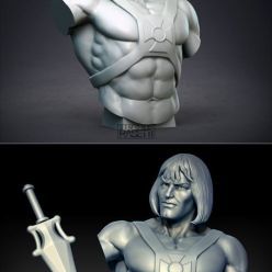 3D model 80s TRIBUTE bust – 3D Print