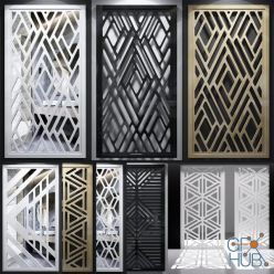 3D model Set of decorative panels_12