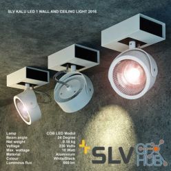 3D model Wall and ceiling light SLV KALU LED 1