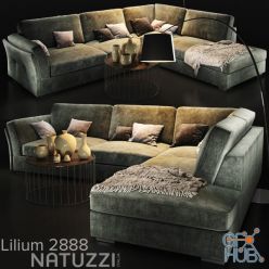 3D model Sofa Lilium by Natuzzi