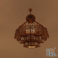 3D model Arabic pendant lamp