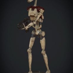 3D model Star Wars PM droid